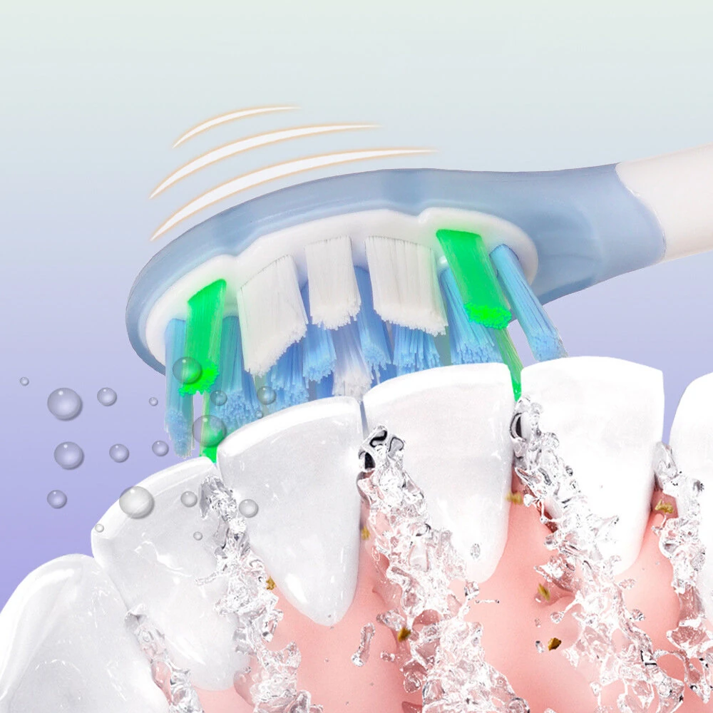 (image for) 3PCS Replacement Toothbrush Head for XIAOMI Oscillation Electric Toothbrush MES609 & MES610